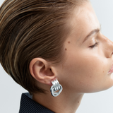 Heaven Mayhem - Mini Knot Earrings - Silver - BLVD