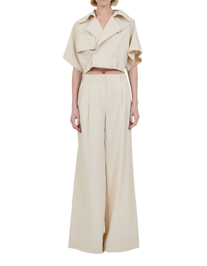 Haydin Linen Cargo Pant - Sand