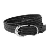 Hollyhock Loom Braided - Black / Silver