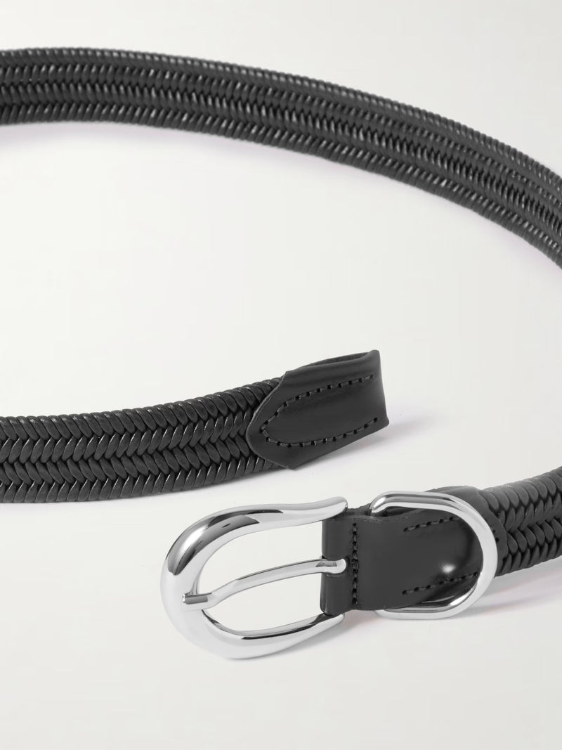 Hollyhock Loom Braided - Black / Silver