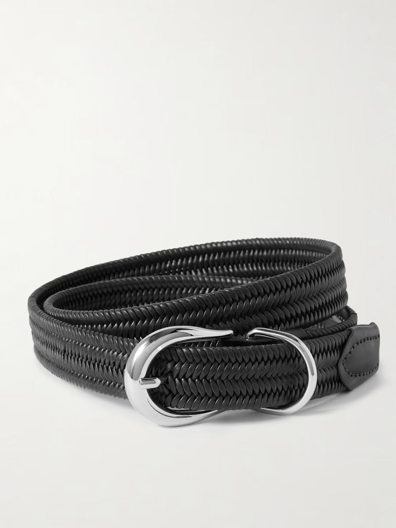 Hollyhock Loom Braided - Black / Silver