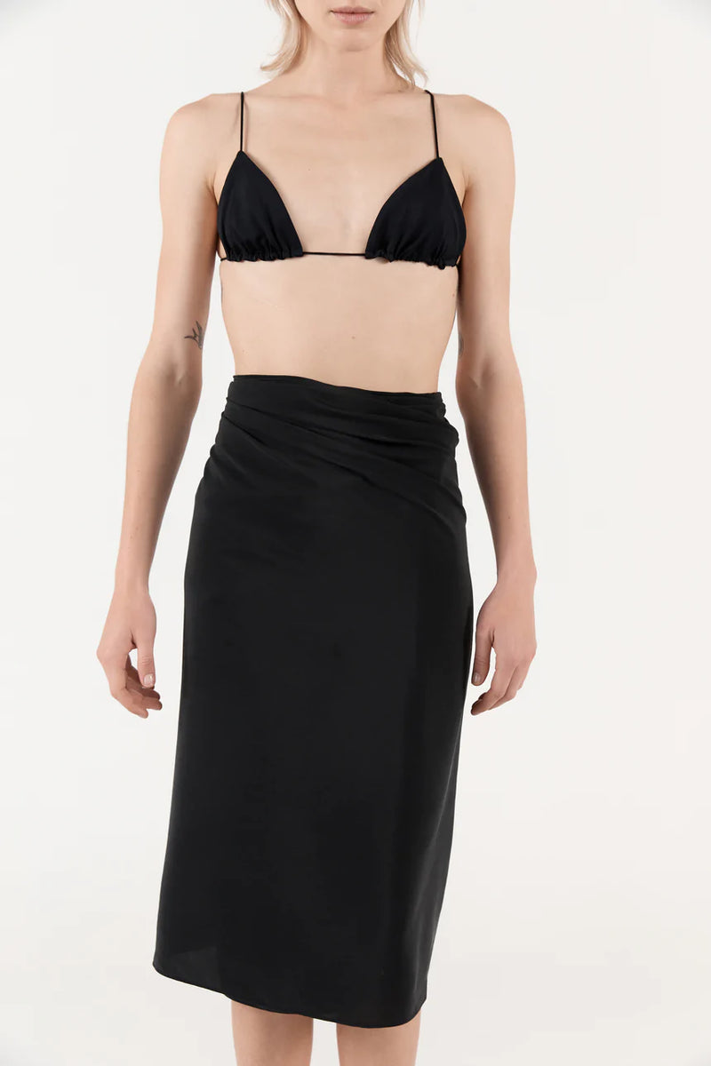 Silk Sarong - Black