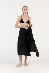 Silk Sarong - Black