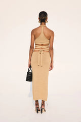 Aziza Knit Dress - Sand