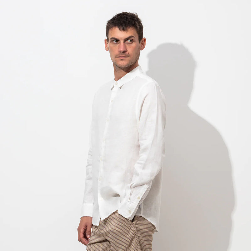 Hastings Long Sleeve Shirt - Off White