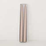 Tapered Candle Pair - Beige