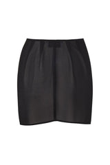 The Wrap Mini Skirt - Black - BLVD
