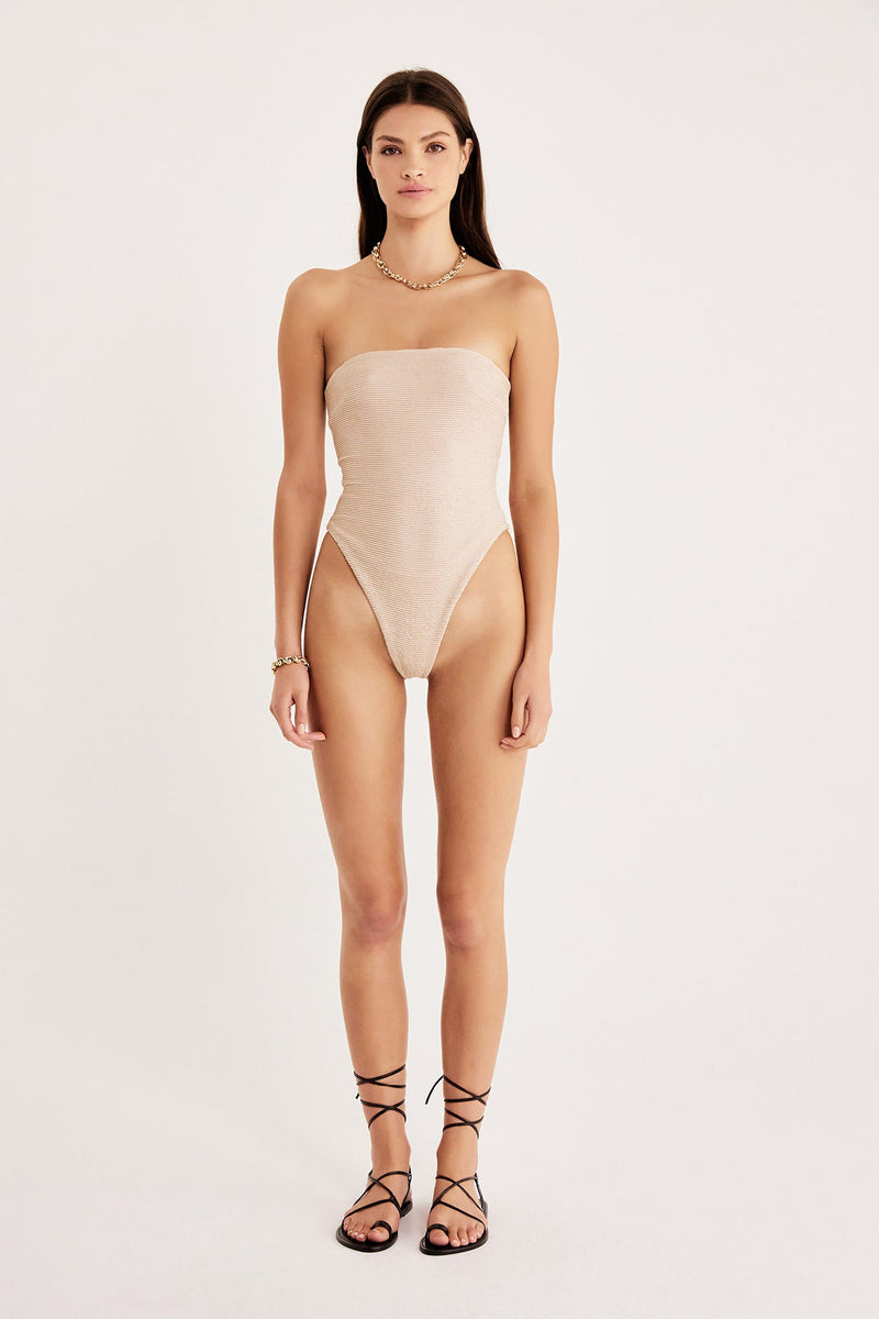 Rosa Onepiece Bodysuit - Nude