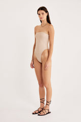 Rosa Onepiece Bodysuit - Nude
