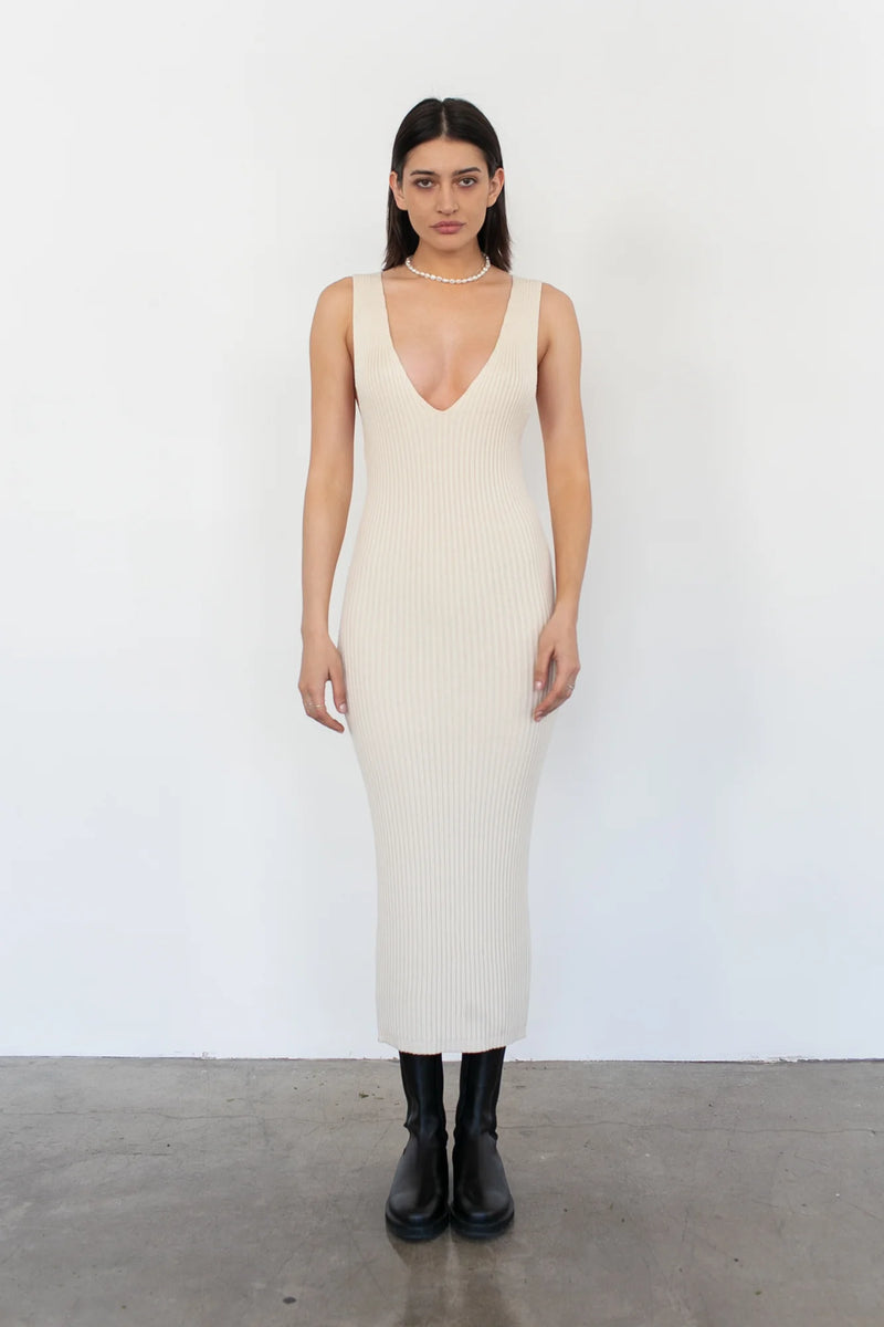 Agnes Dress - Bone