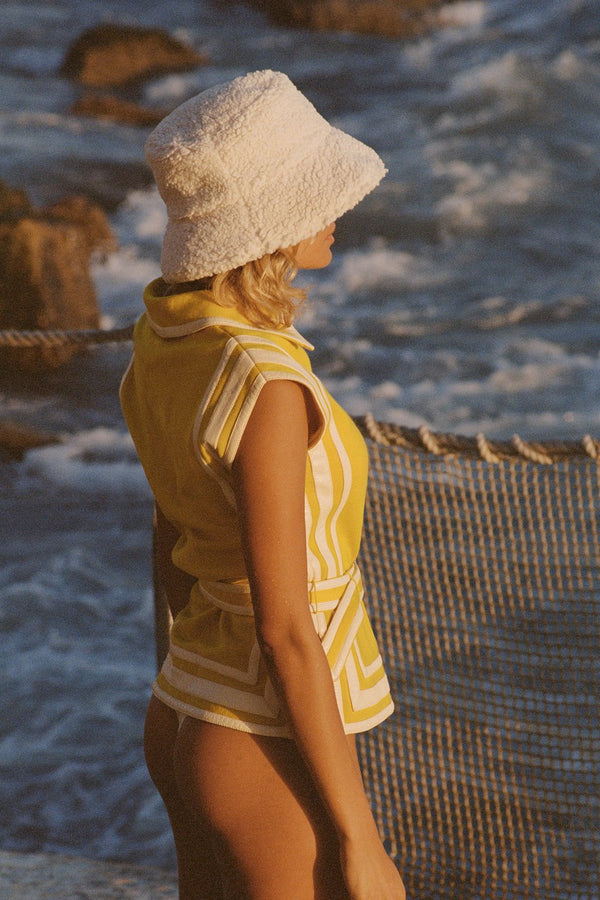 Teddy Bucket Hat - Ivory