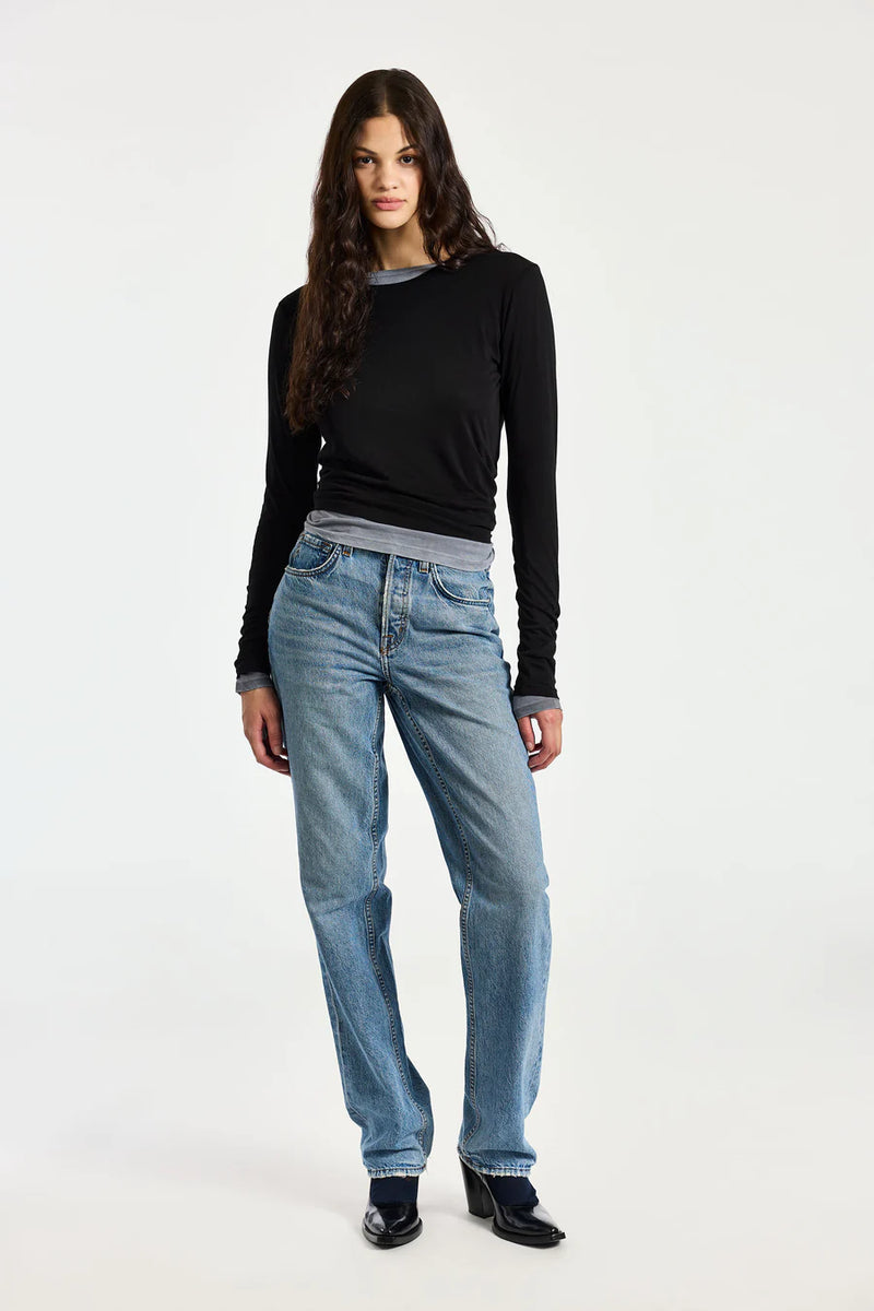 Standard Long Sleeve Shirt - Jet Black