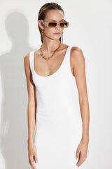 Verona Midi Dress - White