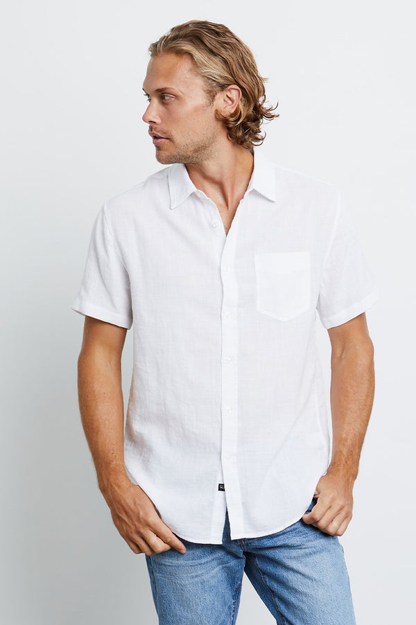 Fairfax Shirt - White - BLVD