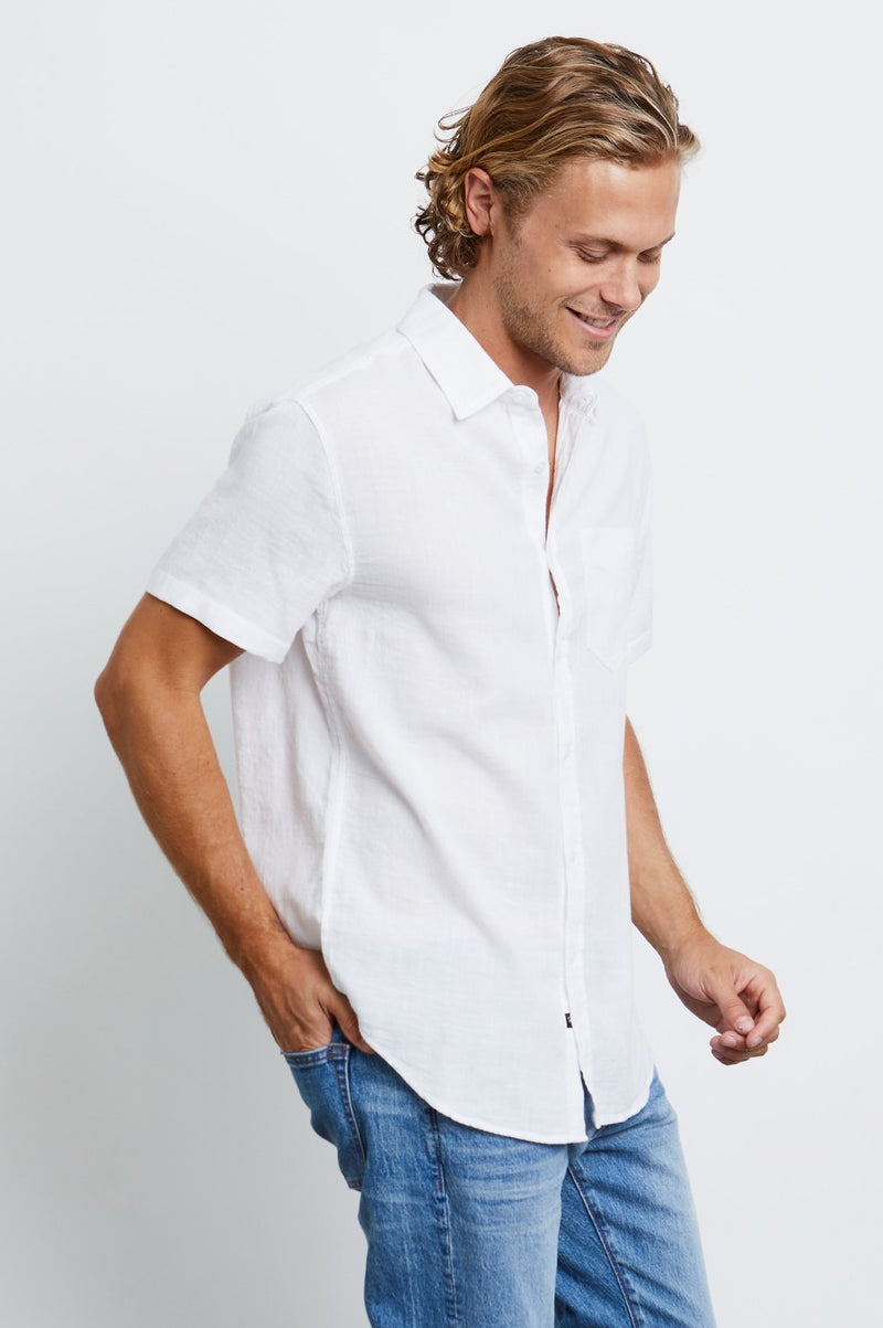 Fairfax Shirt - White - BLVD