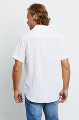 Fairfax Shirt - White - BLVD