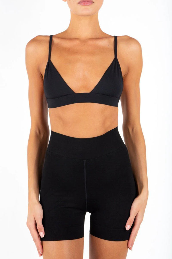 Seamless Biker Short - Black