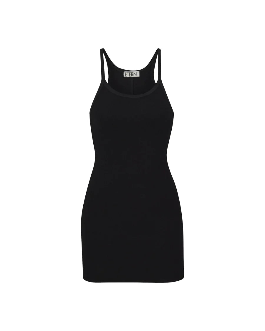 black tank dress mini MS138 Womens lambskin leather mini Goddiva Off The Shoulder Color:Black/Dusty Coral
