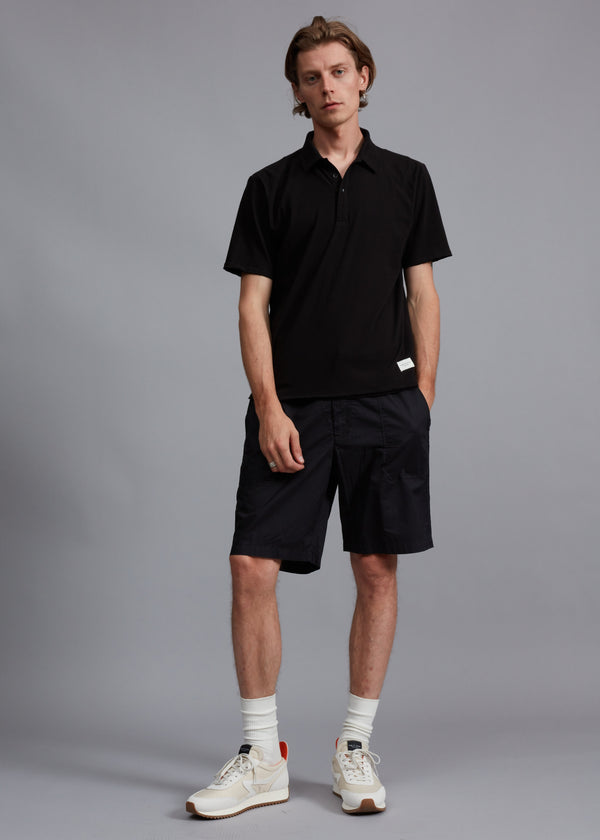 Oscar Paper Cotton Ripstop Short - Black